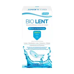 KIT BIO LENT SOLUÇÃO PARA LENTES DE CONTATO 350ML + 120ML + UM ESTOJO PARA LENTES