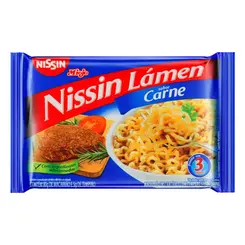 MACARRÃO INSTANTÂNEO NISSIN LAMEN CARNE 85G
