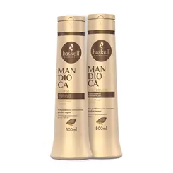 KIT HASKELL MANDIOCA SHAMPOO 500ML + CONDICIONADOR 500ML
