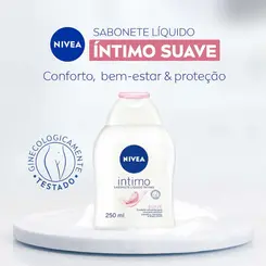 KIT SABONETE LIQUIDO NIVEA INTIMO SUAVE 2 UNIDADES 250ML
