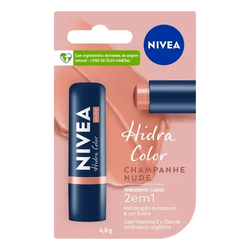 HIDRANTANTE LABIAL NIVEA LIP CARE NUDE 4,8G