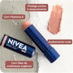 HIDRANTANTE LABIAL NIVEA LIP CARE NUDE 4,8G