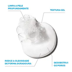 GEL DE LIMPEZA FACIAL CONCENTRADO LA ROCHE POSAY EFFACLAR PARA PELE OLEOSA 300G