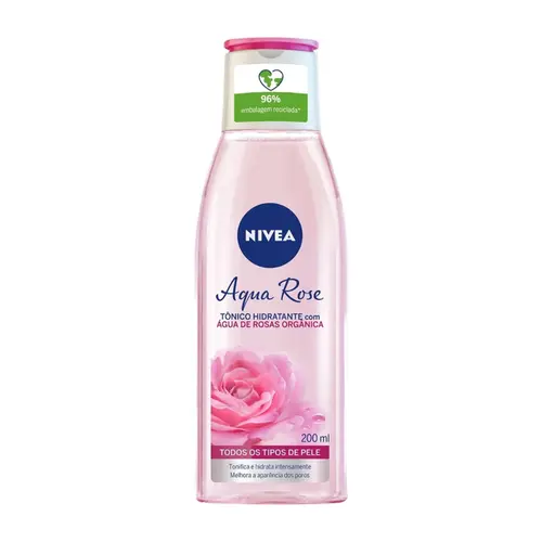 TONICO HIDRATANTE NIVEA AGUA ROSE 200ML