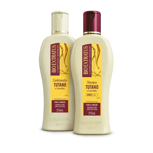 KIT BIO EXTRATUS TUTANO SHAMPOO 250ML + CONDICIONADOR 250ML