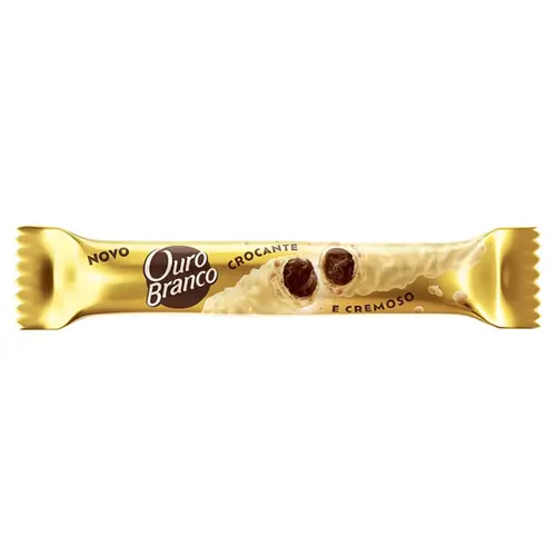OURO BRANCO WAFER RECHEADO 25G