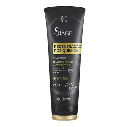 SHAMPOO EUDORA SIAGE - REGENERAÇAO PÓS QUIMICA 250ML