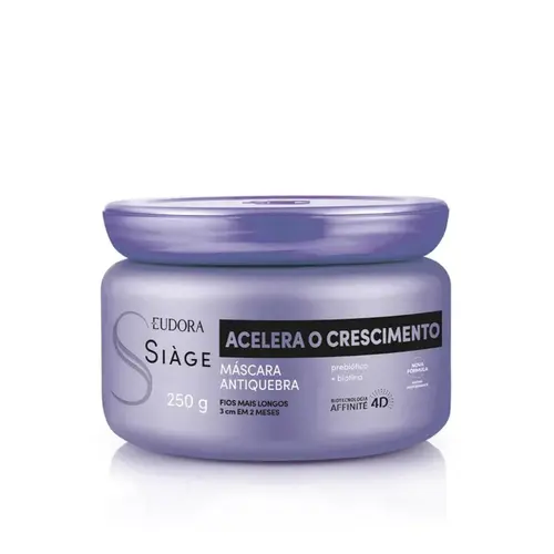 MASCARA DE TRATAMENTO EUDORA SIAGE ACELERA O CRESCIMENTO 250G