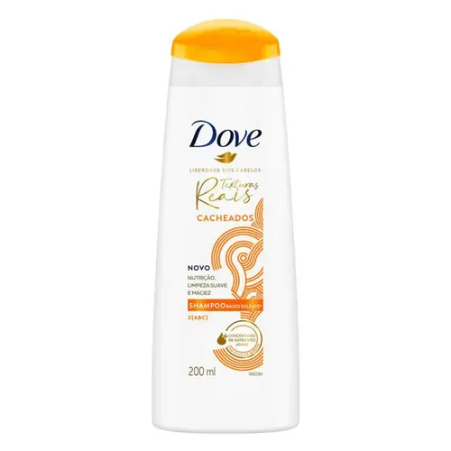 SHAMPOO DOVE TEXTURAS REAIS CACHEADOS 200ML