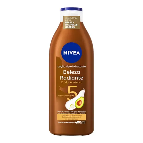 HIDRATANTE CORPORAL NIVEA BELEZA RADIANTE CUIDADO INTENSO 400ML