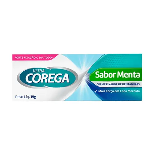 COREGA ULTRA CREME FIXADOR SABOR MENTA 19G