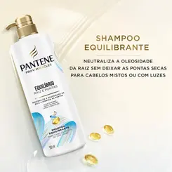 SHAMPOO PANTENE EQUILIBRIO - RAIZ E PONTAS 510ML