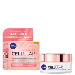 CREME HIDRATANTE FACIAL NIVEA ANTISSINAIS CELLULAR EXPERT DIA FPS30 50G