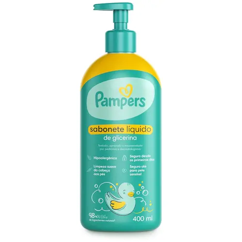 SABONETE LIQUIDO PAMPERS GLICERINA 400ML