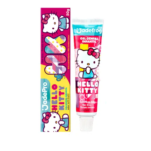 GEL DENTAL JADEPRO HELLO KITTY TUTTI FRUTTI COM 50G