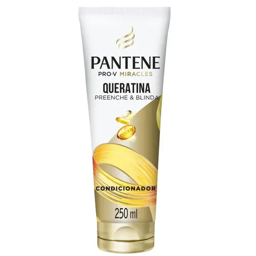 CONDICIONADOR PANTENE PRO-V MIRACLES QUERATINA - PREENCHE E BLINDA 250ML