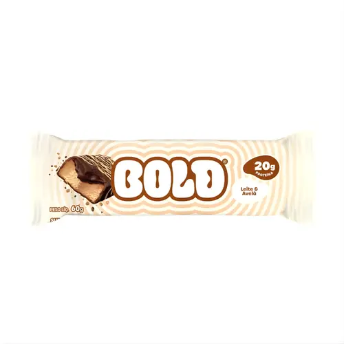BARRA DE PROTEINA BOLD LEITE & AVELA 60G