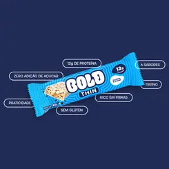 BARRA DE PROTEINA BOLD THIN COOKIES CREAM 40G