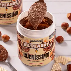 PASTA DE AMENDOIM DR. PEANUT BUENISSIMO 600G