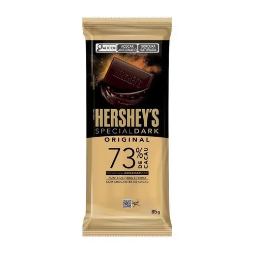 BARRA DE CHOCOLATE HERSHEYS SPECIAL DARK TRADICIONAL 73% 85G